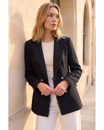 Roman Fray Mid Boucle Jacket