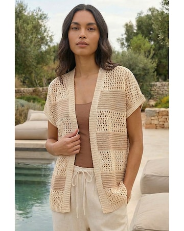 Roman Colour Block Stripe Cardigan
