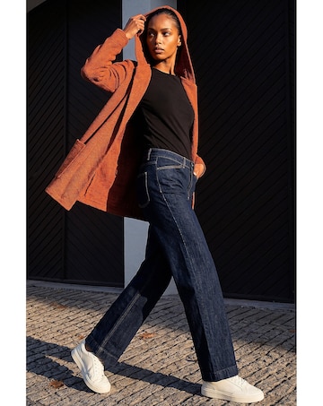Roman Longline Hooded Cardigan