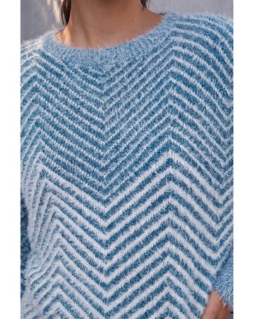 Roman Abstract Stripe Knit Jumper