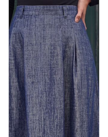Roman A-Line Woven Skirt