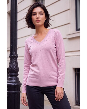 Roman Petite Faux Pearl Jumper