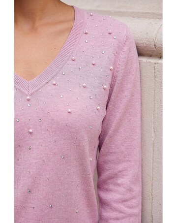 Roman Petite Faux Pearl Jumper