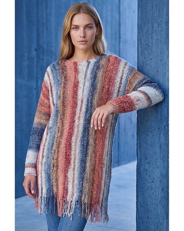 Roman Boucle Fringe Knit Jumper