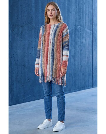 Roman Boucle Fringe Knit Jumper
