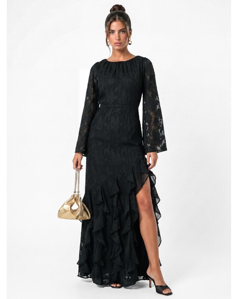 New In - Anaya Floral Burnout Maxi Dress
