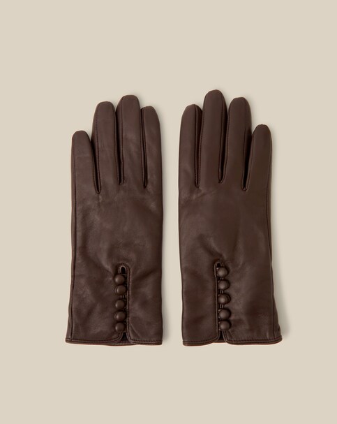New In - Monsoon Lara Leather Gloves