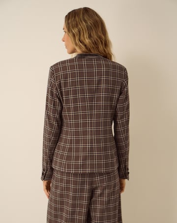 Monsoon Gracie Check Print Jacket