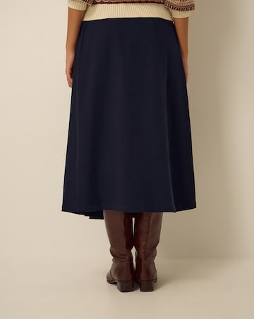 Monsoon Nancy Pleated Midi Skirt