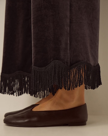 Monsoon Tami Tassel Velvet Trousers