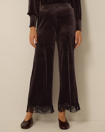 Monsoon Tami Tassel Velvet Trousers
