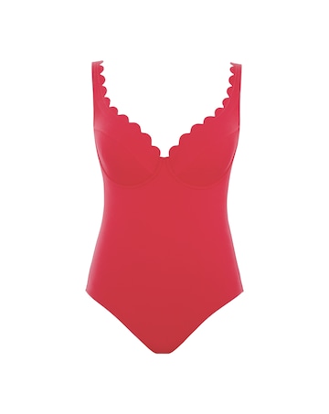 Panache Swim Spirit Red Rita Plunge Swimsuit