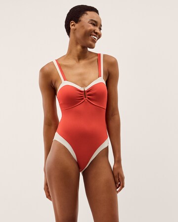Monsoon Sabrina Two Tone Swimsuit