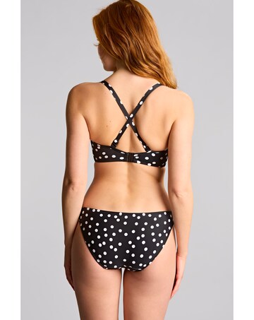 Panache Scarlett Bandeau Bikini Top Polka Dot Print