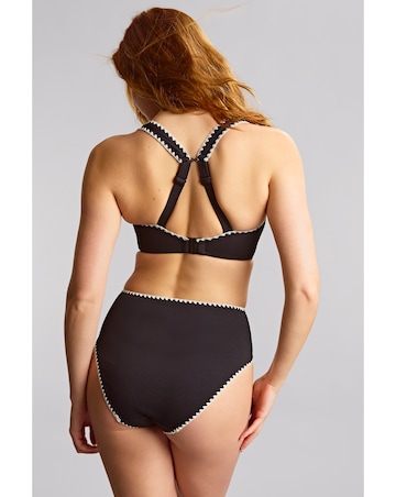 Panache Jennifer Plunge Bikini Top Aurora Black/White