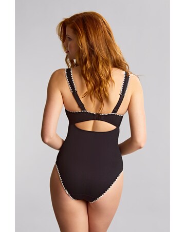 Panache Lara Plunge Swimsuit Aurora Black/White