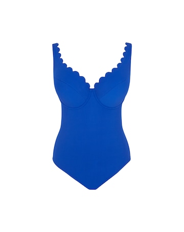 Panache Rita Plunge Swimsuit Cobalt