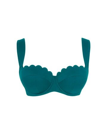 Panache Bette Balcony Bikini Top Teal Blue