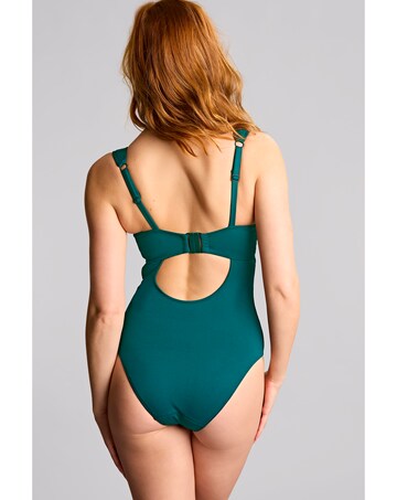 Panache Monica Balcony Swimsuit Teal Blue