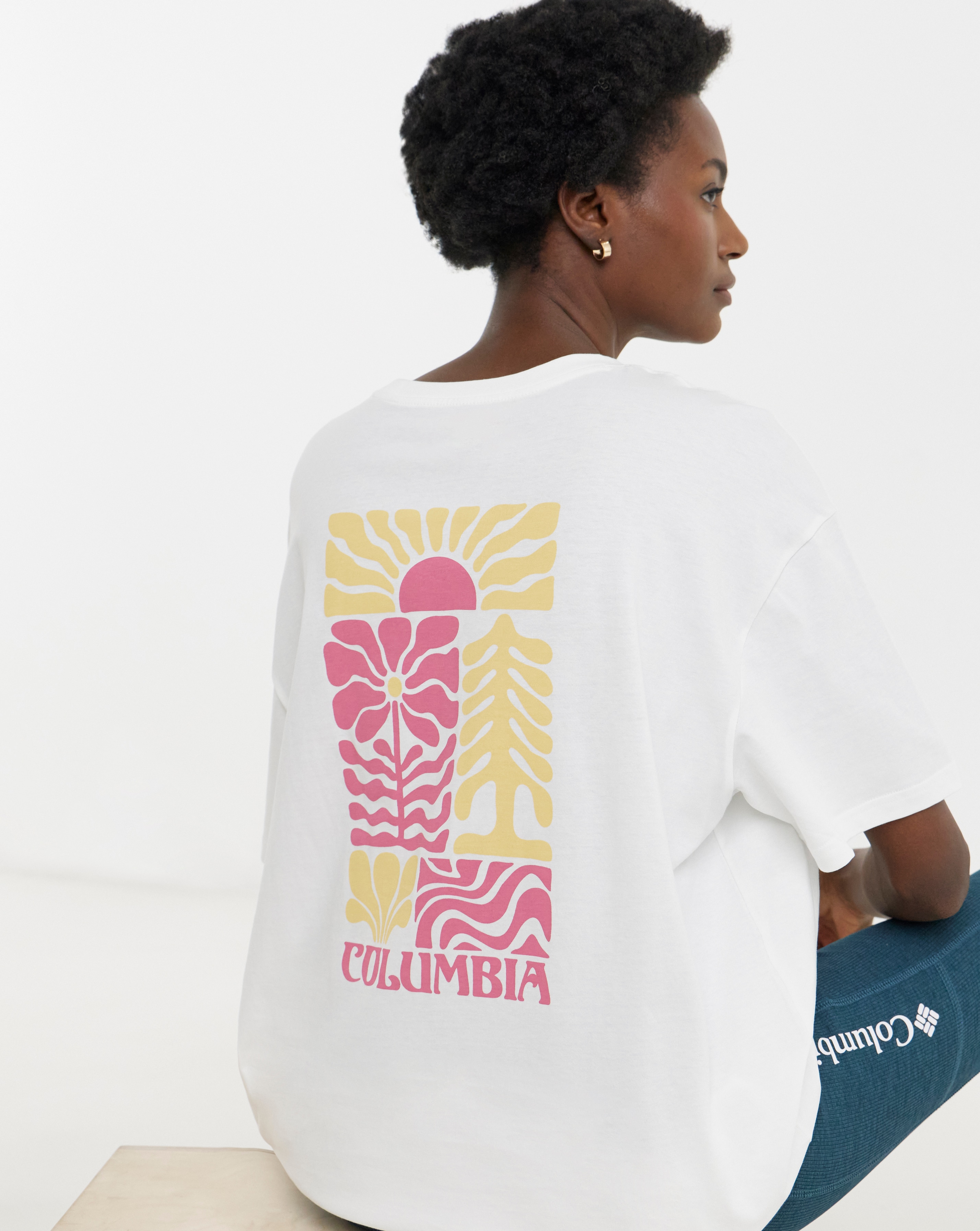 New In - Columbia Oversized Back Print T-Shirt