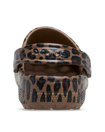 Crocs Sepia/Leopard Classic Animal Clog - Standard Fit