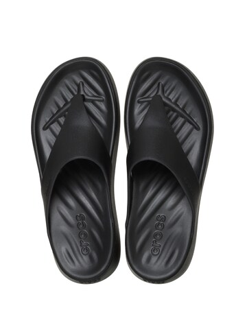 Crocs Black Getaway Triangle Flip - Standard Fit
