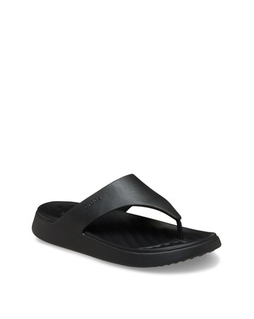 Crocs Black Getaway Triangle Flip - Standard Fit