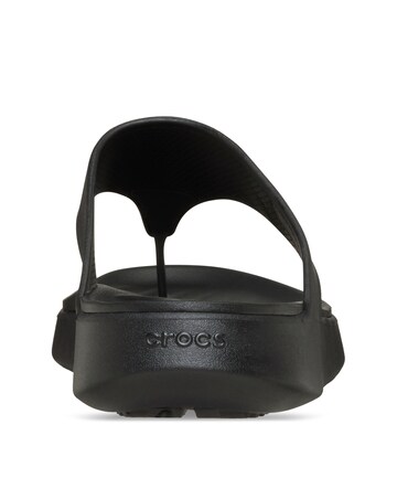 Crocs Black Getaway Triangle Flip - Standard Fit