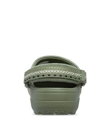 Crocs Cargo Classic Crafted Vegan Suede Stitch Clog - Standard Fit