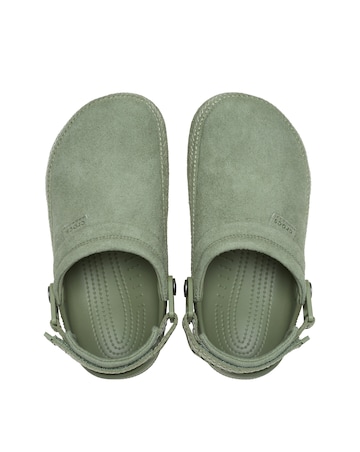 Crocs Cargo Classic Crafted Vegan Suede Stitch Clog - Standard Fit