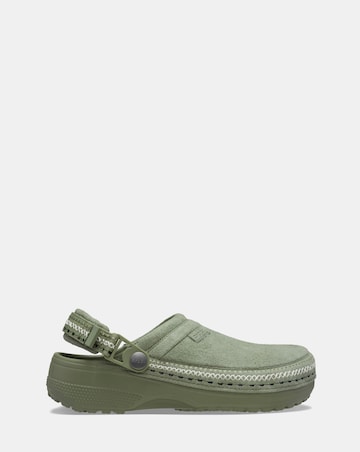 Crocs Cargo Classic Crafted Vegan Suede Stitch Clog - Standard Fit