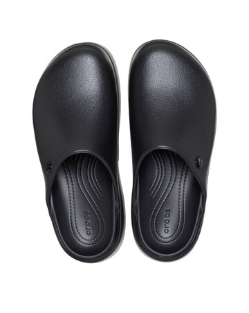 Crocs Black Dylan Notched Clog - Standard Fit