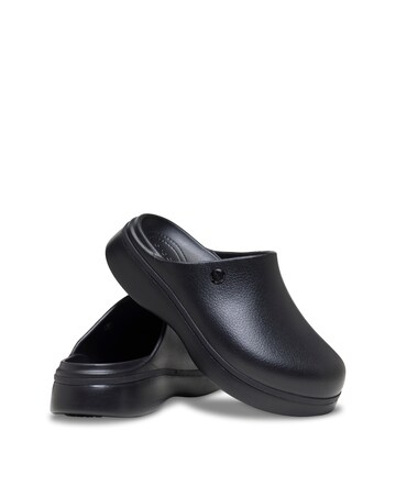 Crocs Black Dylan Notched Clog - Standard Fit
