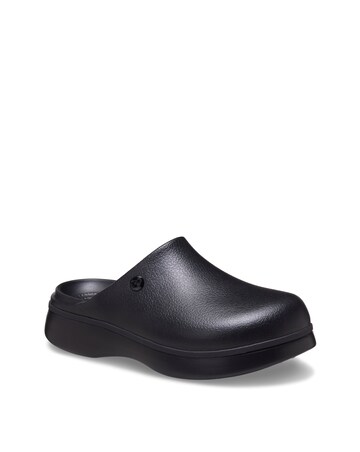 Crocs Black Dylan Notched Clog - Standard Fit