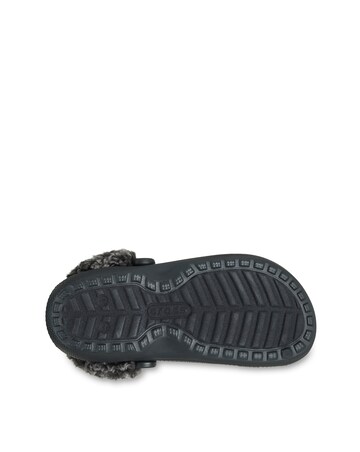 Crocs Black Classic Fleece Lined Clog - Standard Fit