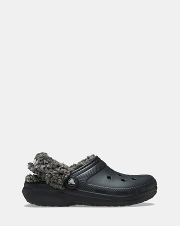 Crocs Black Classic Fleece Lined Clog - Standard Fit
