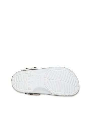 Crocs Chalk/Multi Classic Pop Animal Clog - Standard Fit
