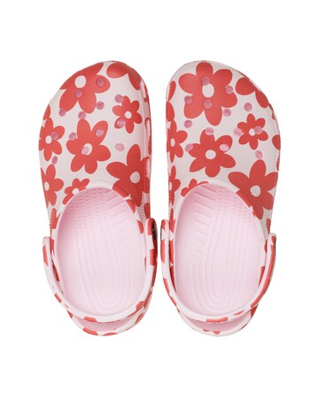 Crocs Bubble Ice/Multi Classic Pop Petals Clog - Standard Fit