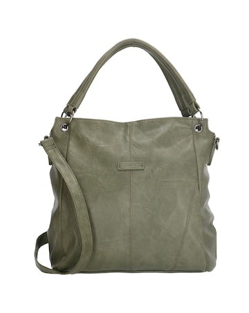 Enrico Benetti Caen 2 Handle Faux Leather Handbag