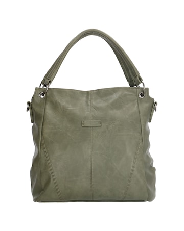 Enrico Benetti Caen 2 Handle Faux Leather Handbag