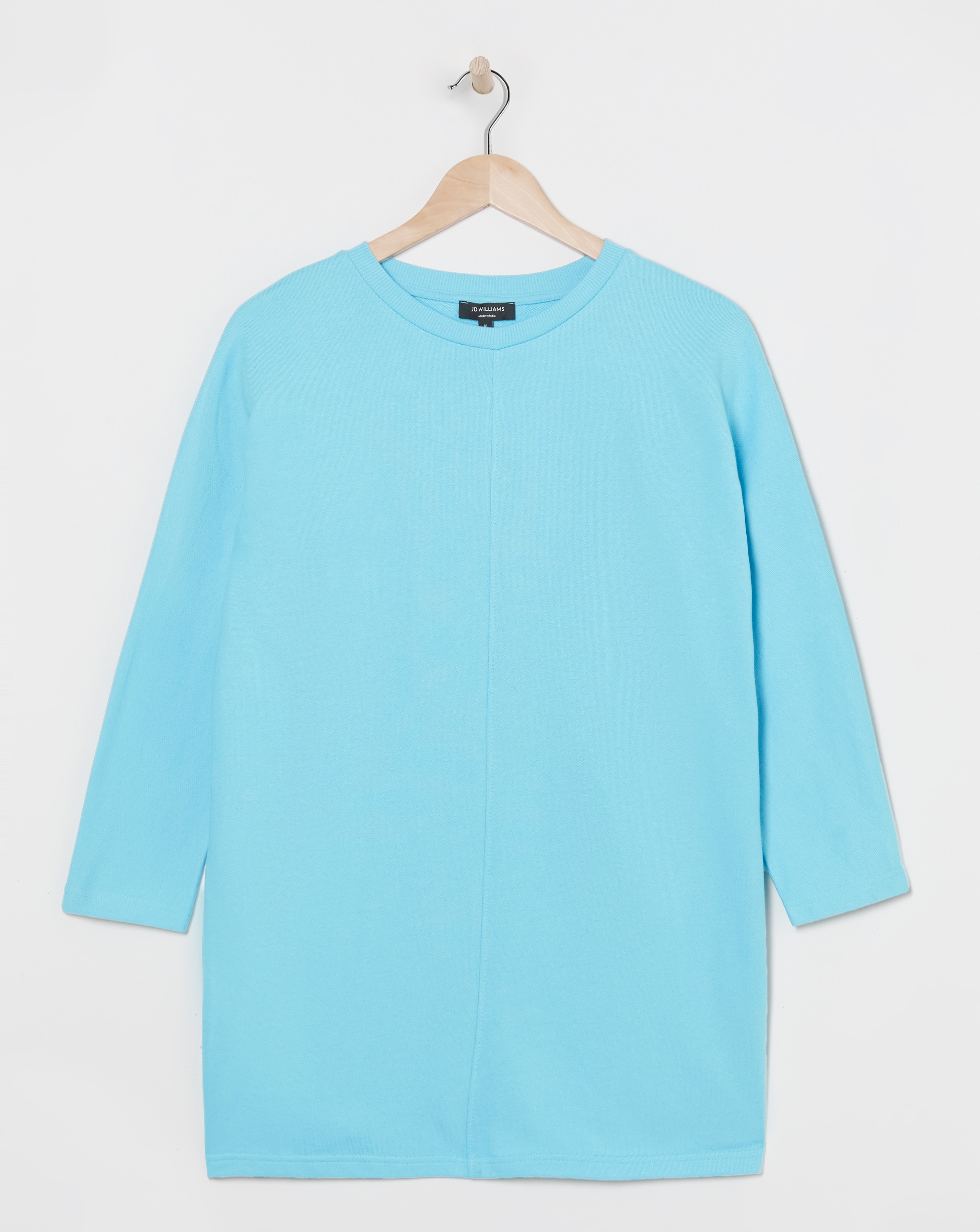 Turquoise Longline Sweat