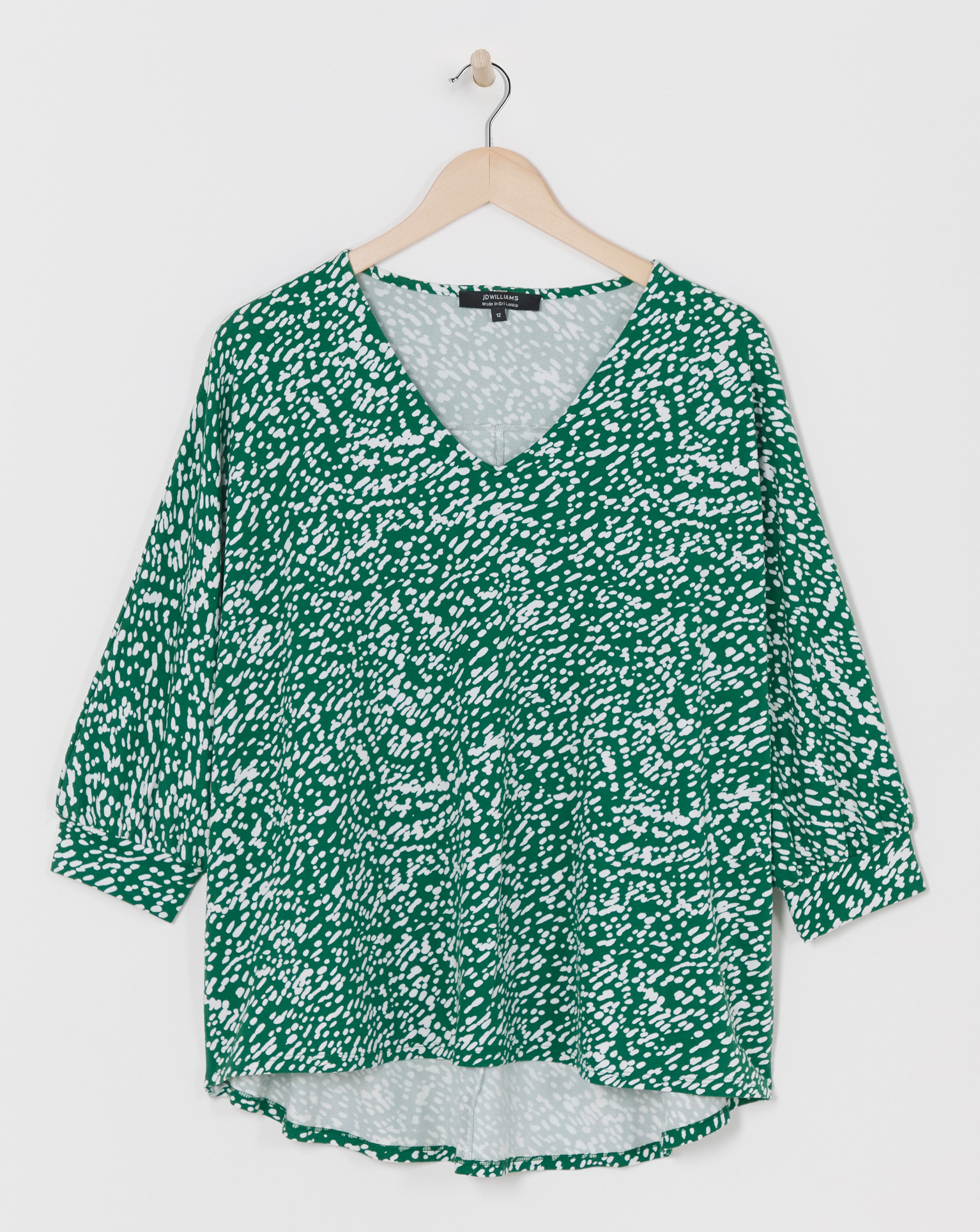 Printed Oversized Top