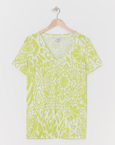 Short Sleeve Bubble Hem Top