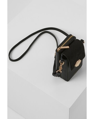 Luella Grey Zoe Black Phone Bag