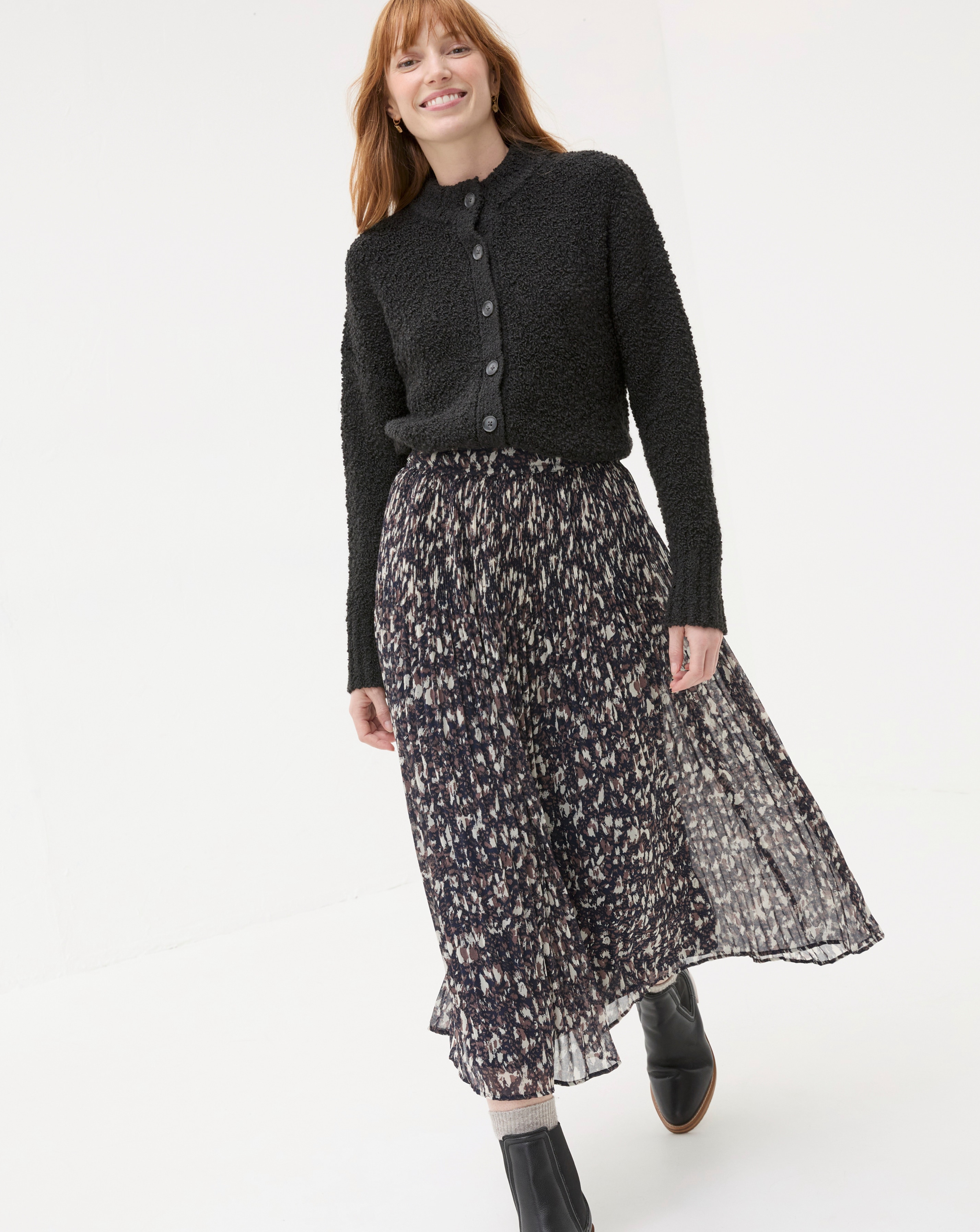 Fatface Bea Boucle Cardigan