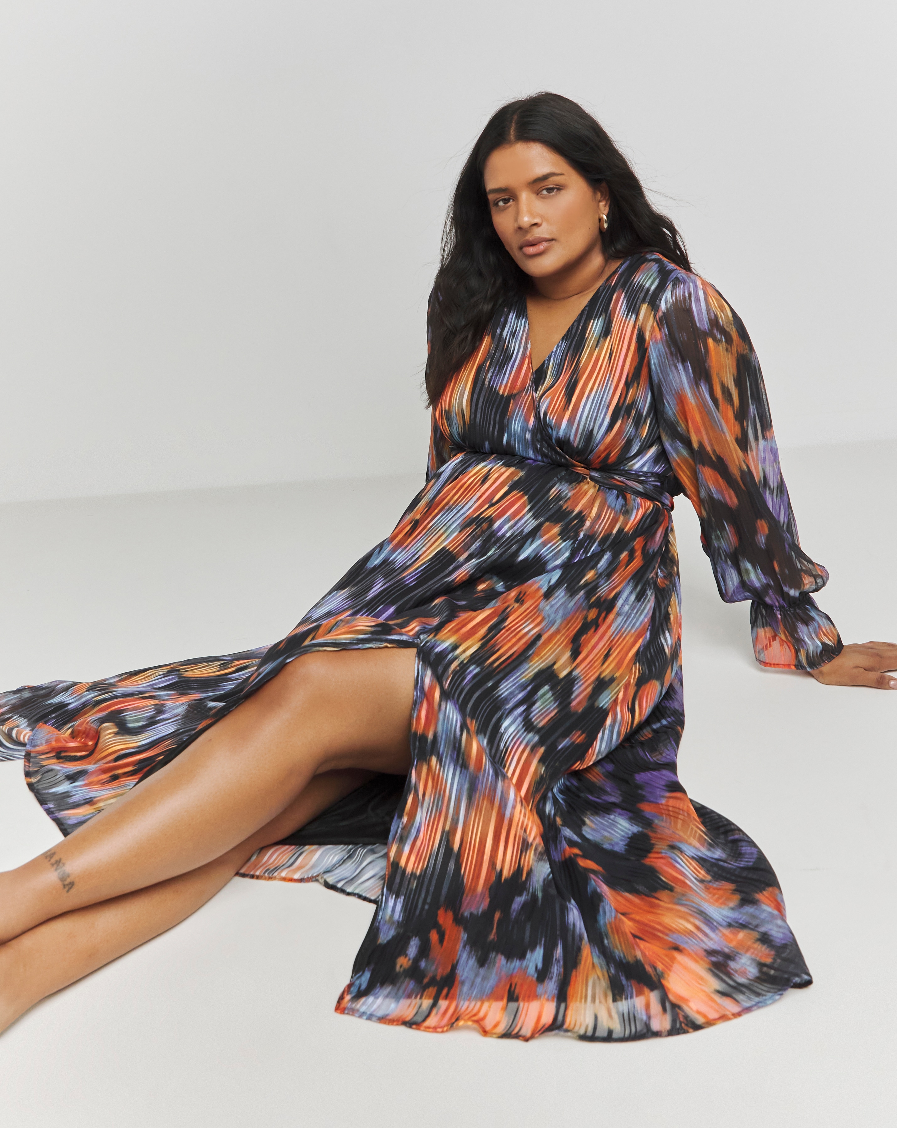 Lovedrobe Tie Back Midaxi Dress