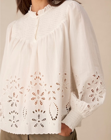 Ro&Zo Cut Out Detail Blouse