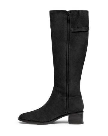 Clarks Suede Wrenn Knee High Boot - Standard Fit (D)