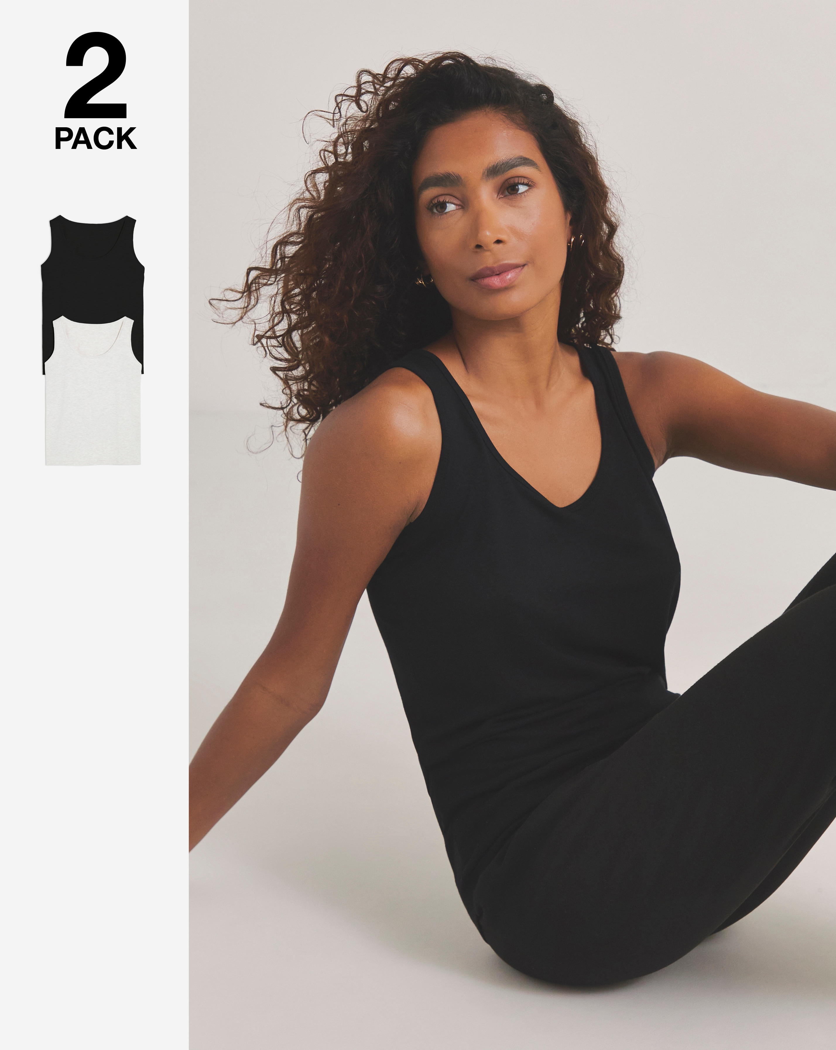 2 Pack Thermal Vest Tops