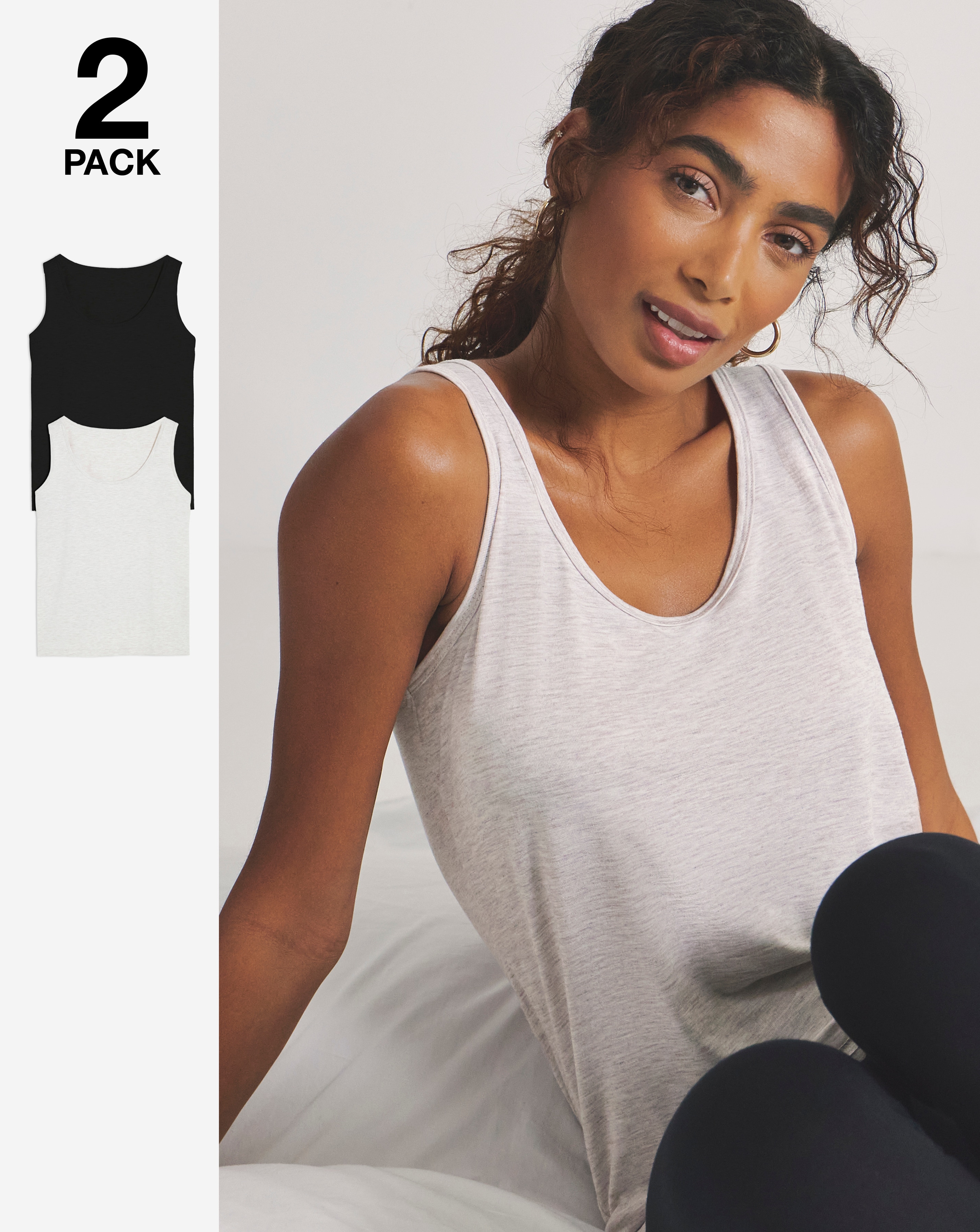 2 Pack Thermal Vest Tops